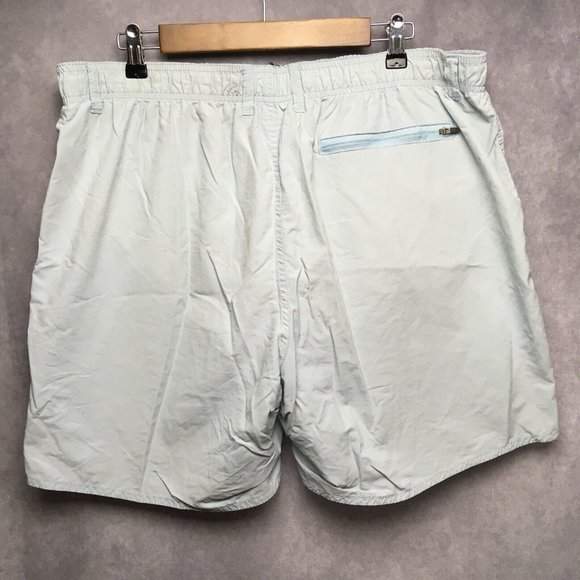 Aftco Mens Swim Trunks Shorts XL Light Blue Mesh Liner Nylon Drawstring Pockets - Picture 4 of 10